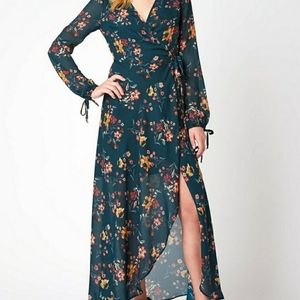 HP 🎉 NEW Band of Gypsies Floral Kimono Wrap Dress Duster XS